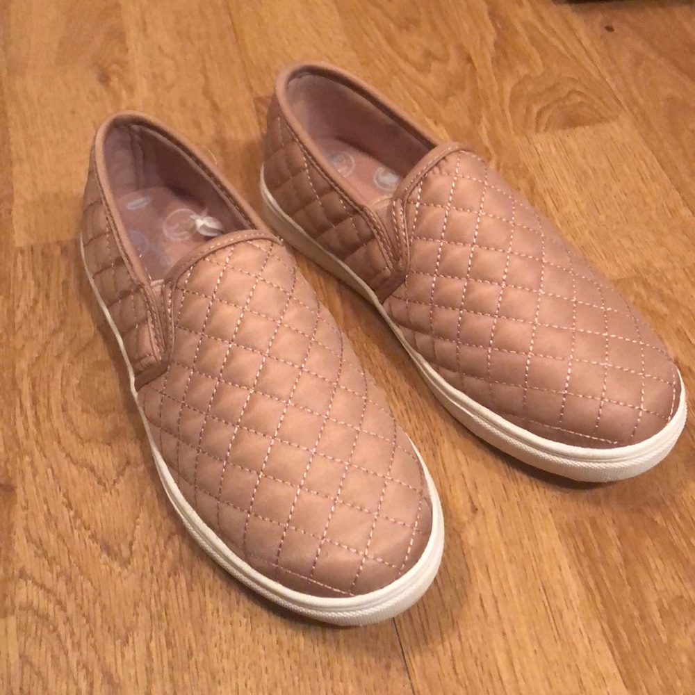 Blush Pink Slip on Shoes